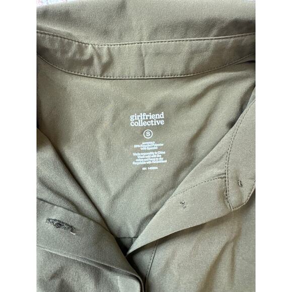 Girlfriend Collective Jumper/overalls, Olive/Army green, Small - Picture 10 of 10